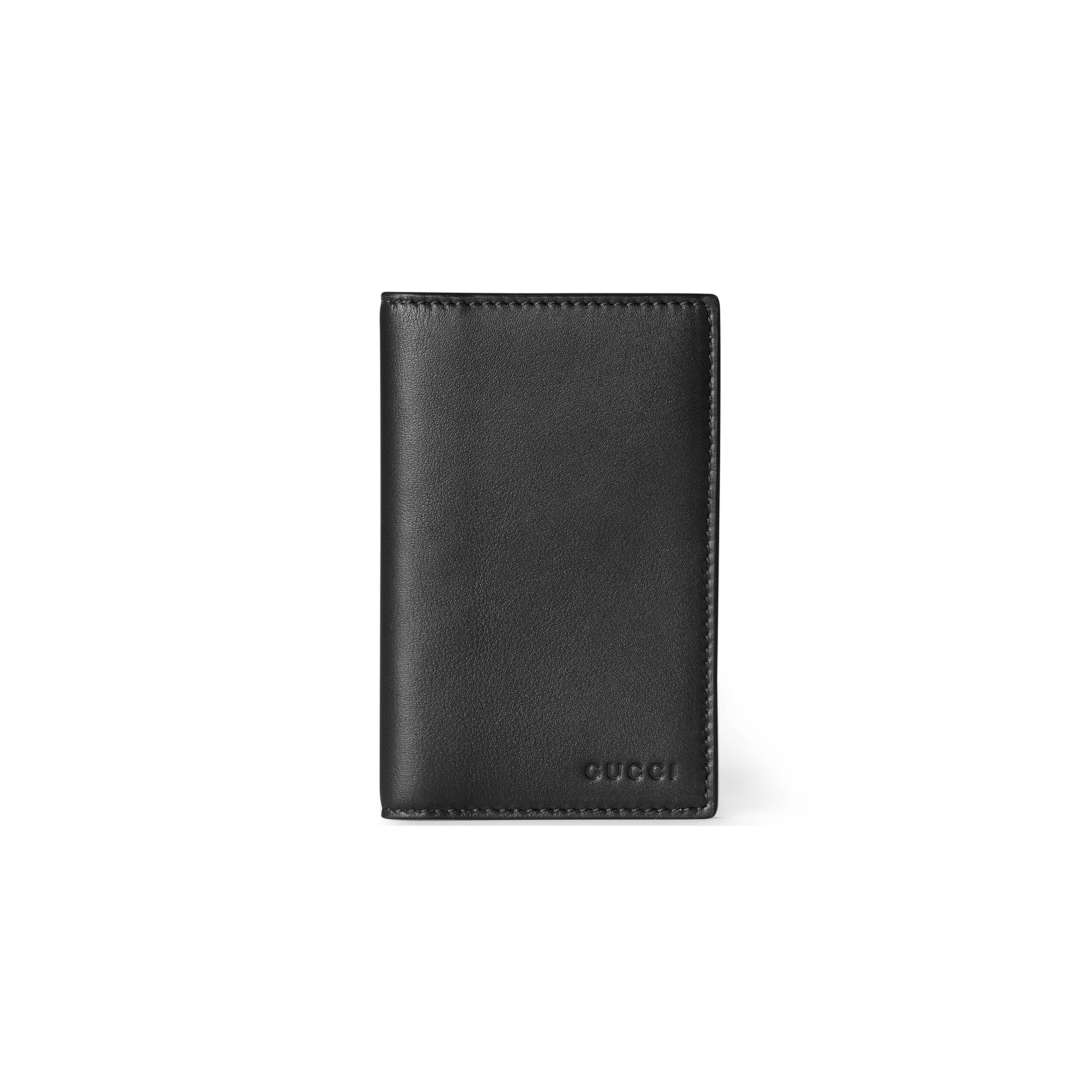 GUCCI GG EMBLEM BI-FOLD EMBOSSED CARD CASE 818953 (15*12cm)